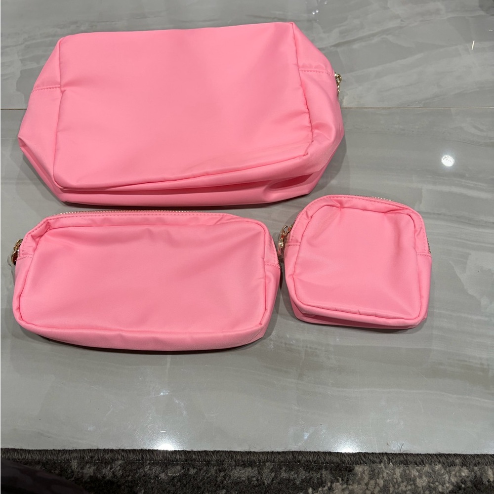 Embla Pink Cosmetic Bag Set